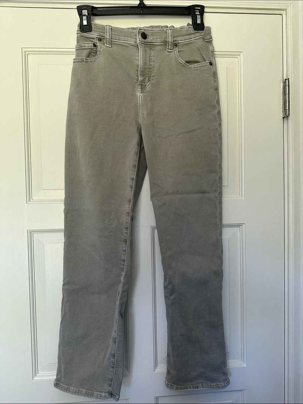 Crewcuts Light Gray Denim Jeans with Adjustable Waist Band Relaxed Fit Size 12
